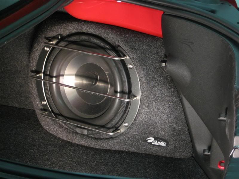 In Car Preview of our Fiberglass Subwoofer Enclosure Camaro5 Chevy
